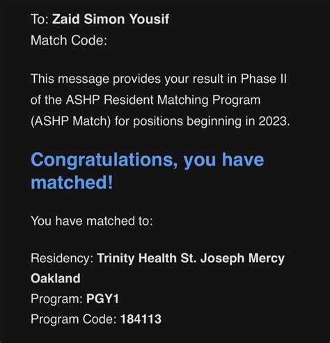 I’m pleased to announce I will be pursuing a PGY1 pharmacy residency ...