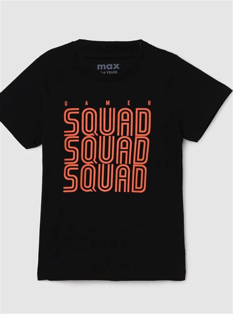 Buy Boys Typographic Printed Pure Cotton T-shirt Online at just Rs. 149 ...