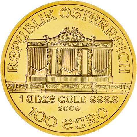 Gold Ounce 2008 Vienna Philharmonic, Coin from Austria - Online Coin Club