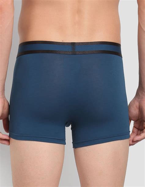 Buy Men Mid Rise Solid PT001 Premium Trunks - Pack Of 1 Blue|U.S. Polo ...