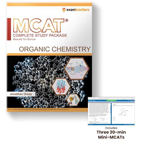 Examkrackers MCAT Organic Chemistry Book, 12th Edition - MCAT Prep Book (2025-2026): Includes 3 ...
