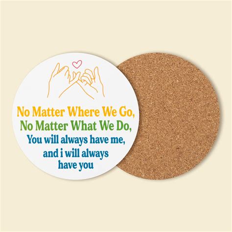 W1cwey Juego de 6 posavasos con texto en inglés «I Love You», bonitos ...