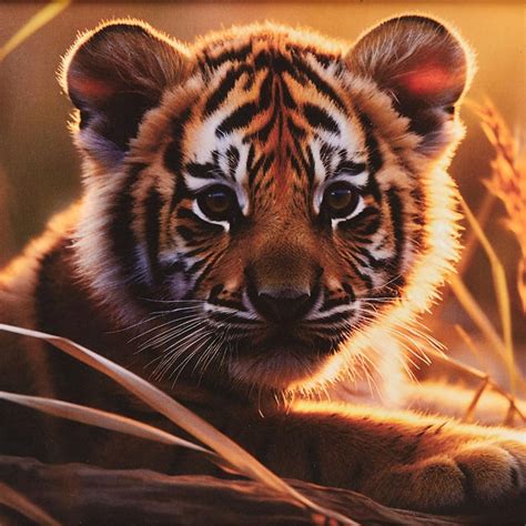 Buy Corsica Aura Tiger Cub Picture Frame - 50x30cm from Corsica by Home ...