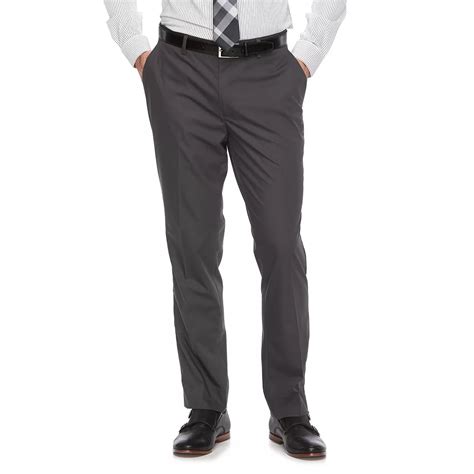 Men's Apt. 9® Silk Touch Extra-Slim Fit Stretch Flat-Front Dress Pants