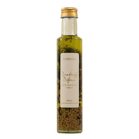 Buy Suroskie Dandruff Defence Hair Oil | With Rosemary & Olive Fruit ...