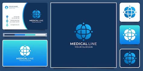 Création de logo médical avec modèle de carte de visite logo médical ...