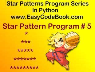 Python Program to Print Star Pattern Square 的图像结果