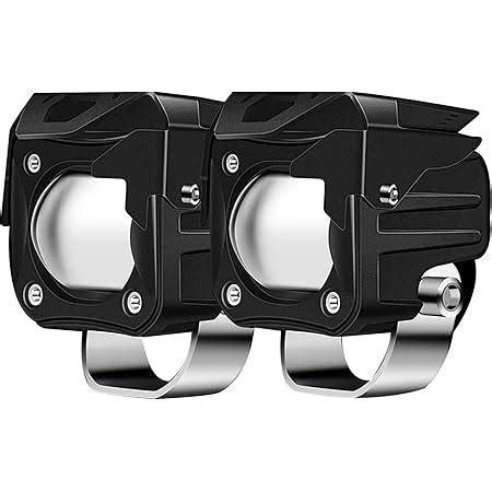 AUTOPOWERZ Headlight LED Work Light Fog Lamp Dual Color Motorcycle ...