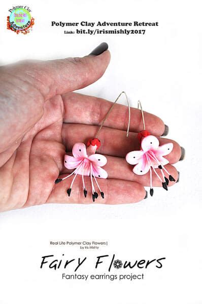 Image result for 3D Polymer Clay Flower Tutorials