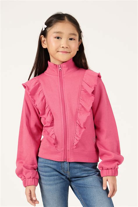 Pink Girls Turtle Neck Sweatshirt – Core Collection | Onefriday – One ...