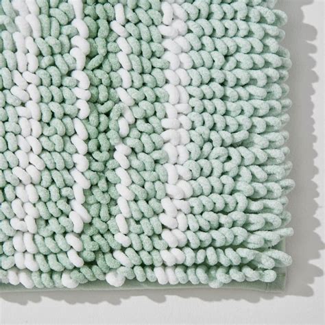 Buy Buttercup Zenith Memory Foam Striped Bath Mat - 80x50cm from Home ...