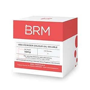 BRM Chemicals Red Powder Colour - 100 Grams Water Soluble - For Soap ...