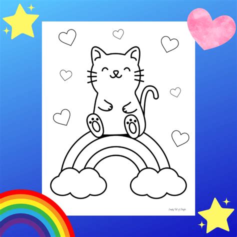 Free Coloring Pages Of Cats And Kittens