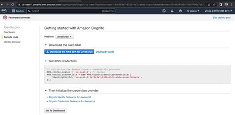 Cognito Identity Pool 的图像结果