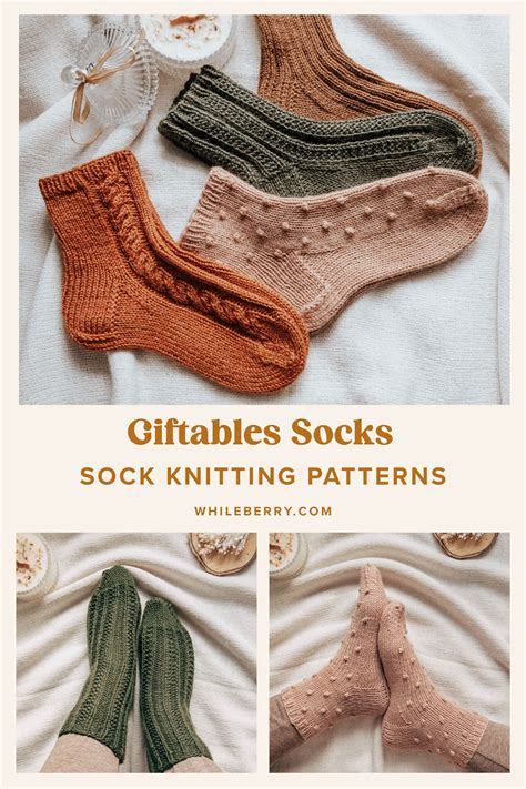 Easy Cozy Knit Socks - Sock Knitting Pattern [Giftables Socks] | Cozy ...