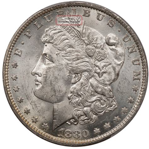 1880 - O Morgan Silver Dollar $1, Vam 7 Pitted Obverse Die - Pcgs Ms63