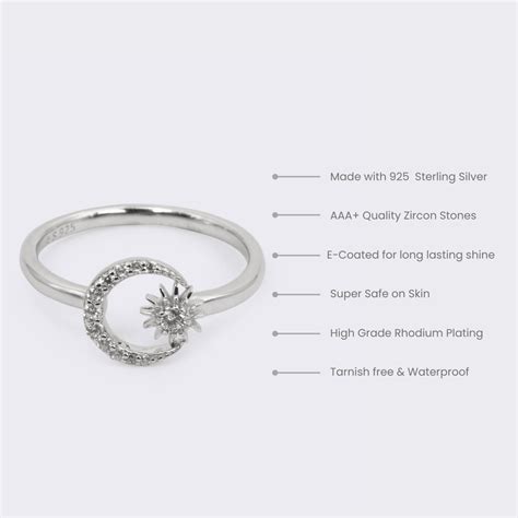 Celestial Sparkle Radiance 925 Silver Ring