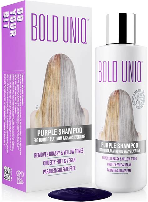 Amazon.com : Purple Shampoo for Blonde Hair - Blonde Toner Eliminates ...