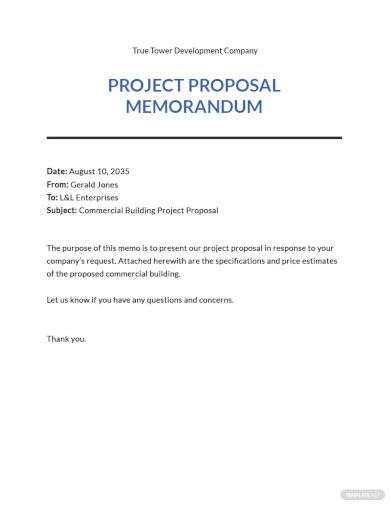 13+ Proposal Memo Examples