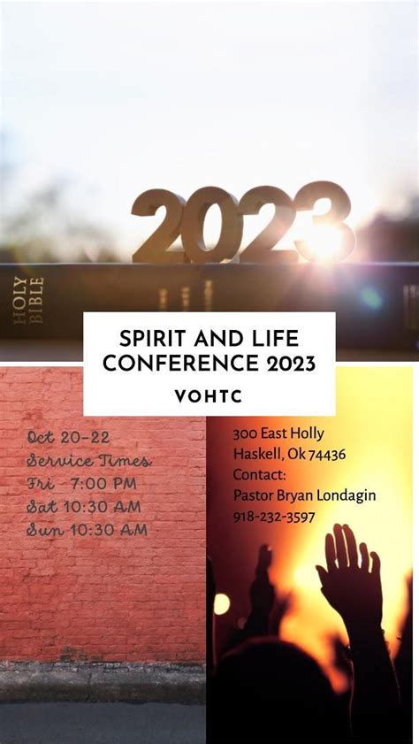 Spirit and Life Conference 2024, Voice of Hope Training Center, Haskell ...