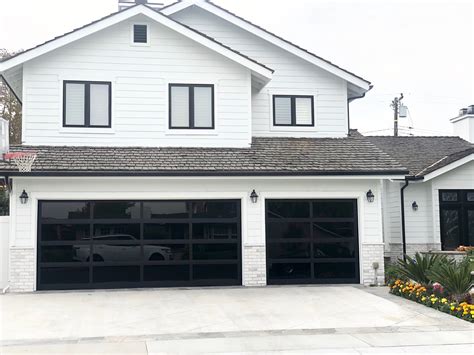 Black Glass Garage Doors - Glass Door Ideas