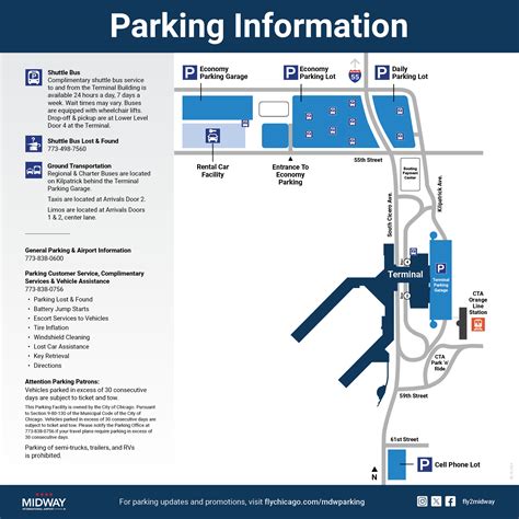Main Garage Daily | Chicago Midway International Airport (MDW)