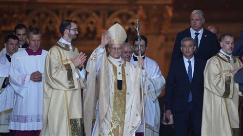 Pope Leo XIV celebrates first Mass as Bishop of Rome