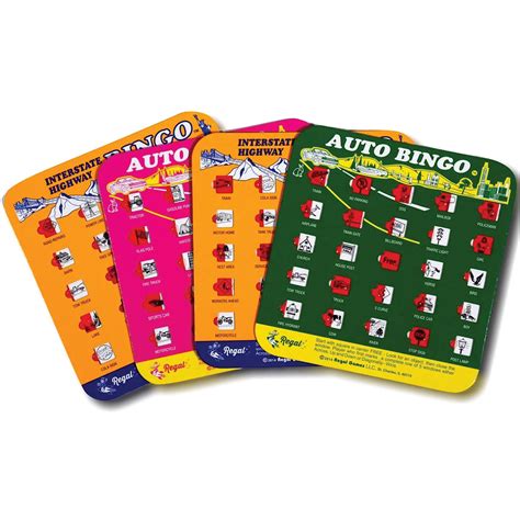 Regal Games Finger Tip Shutter Bingo Cards With Sliding Windows ...