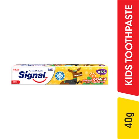 Buy Signal Kids Toothpaste, Orange - 40g Online | Ubuy India