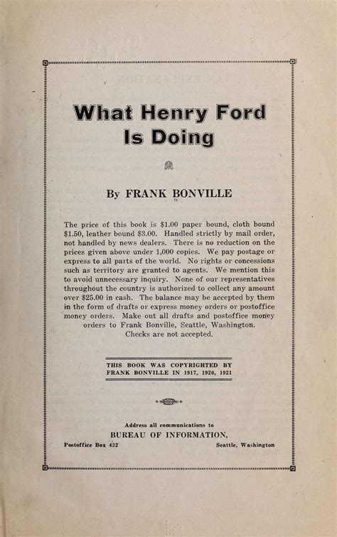 What Henry Ford is doing, | Library of Congress