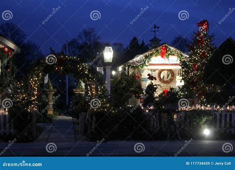 Christmas Time in Wickford, Rhode Island Editorial Stock Image - Image ...
