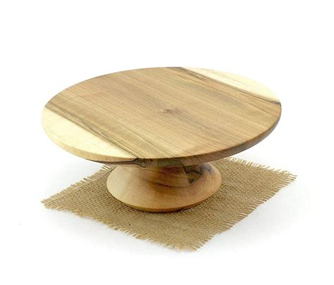 Buy Velleitie Wooden Cake Stand for Dining Table | Wooden Dessert Stand ...