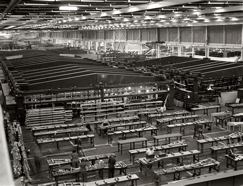 July 1942. "Willow Run bomber plant. A small part of the world's ...
