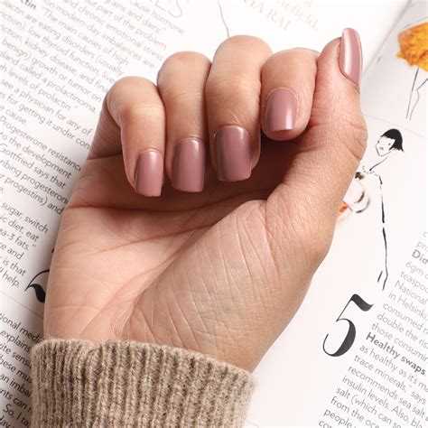 Lick Nail Mauve Reusable Artificial Nails Set | Sugatra