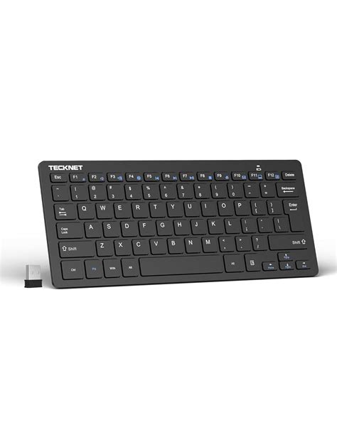 Amazon.in: Buy Wireless Keyboard, TeckNet Ultra Slim 2.4G USB Wireless ...