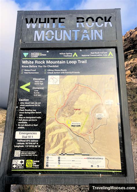 Hiking White Rock Mountain Loop Trail - Red Rock Canyon