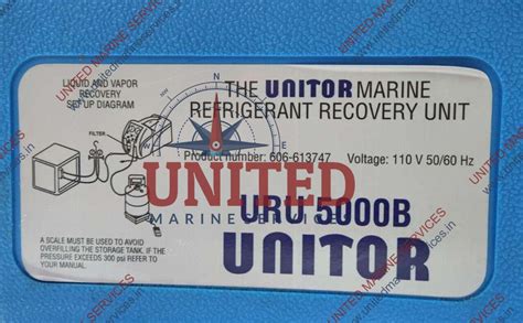 UNITOR PROMAX RG5410A REFRIGERANT RECOVERY UNIT URU5000B | United ...