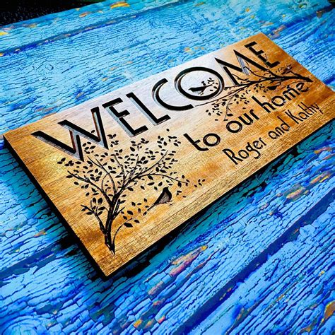 Amazon.com: Personalized Outdoor Sign Family Name Wood Sign Rustic ...