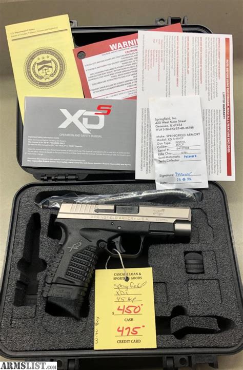 Image result for Springfield XDS 45 4 In