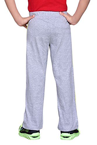 Greenwich Boys Regular Casual Wear Track Pant (Black, Grey Melange,2 ...