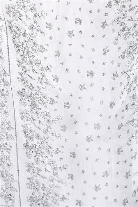 Black And White Muslin Easy Stitch Suit Set at Biba India