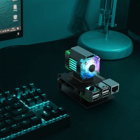 Buy ElectroCookie Raspberry Pi 4 Dual Power Cooling Station, CPU ...