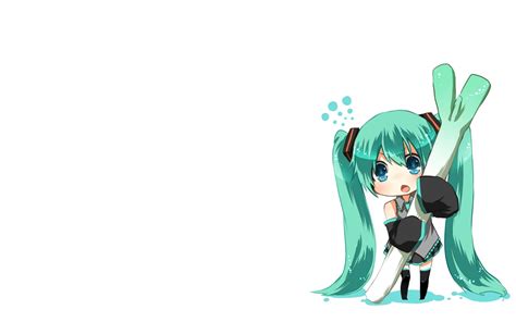Chibi Hatsune Miku Wallpapers - Top Free Chibi Hatsune Miku Backgrounds ...