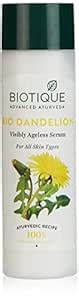 Biotique Bio Dandelion Visibly Ageless Serum, 190ml : Amazon.in: Beauty