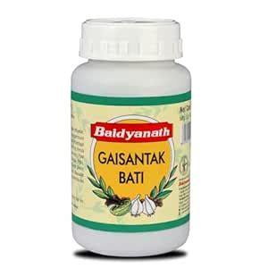 Buy Baidyanath Gaisantak Bati -120 Bati/Tablets (40g) | Reduces and ...