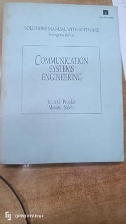 Sm Communication Systems Engrg S/M & S/W : ZERVAS PROAKIS: Amazon.in: Books