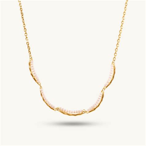 Twisted Elegance Pearl Rope Chain Necklace – PALMONAS