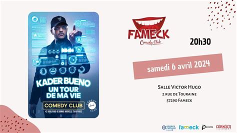 Kader Bueno - Fameck Comedy Club (57), Salle Victor Hugo Fameck, Rombas ...