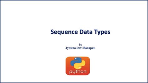 Image result for Sequence Types in Python Tutorial 2025