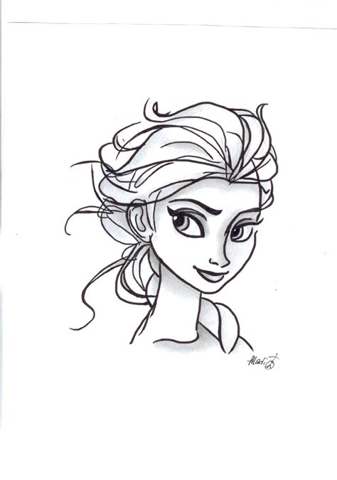 Image result for Simple Elsa Drawing